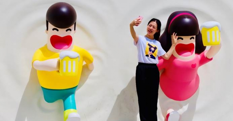 超可愛！西海岸新區(qū)金沙灘啤酒城IP形象發(fā)布